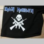 Iron Maiden čierne teplákové kraťasy 100%bavlna